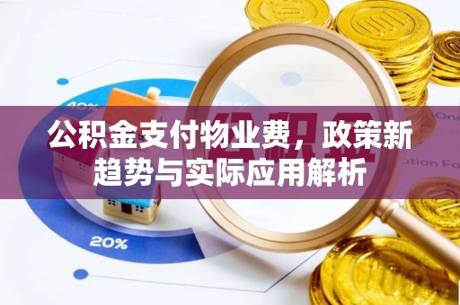 创业公积金支付物业费，政策新趋势与实际应用解析