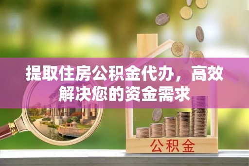 创业提取住房公积金代办，高效解决您的资金需求