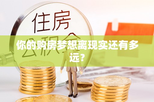 创业你的购房梦想离现实还有多远？