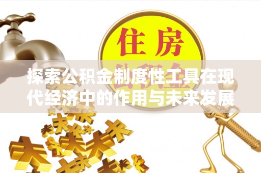 创业探索公积金制度性工具在现代经济中的作用与未来发展