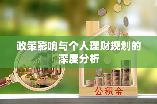 创业政策影响与个人理财规划的深度分析