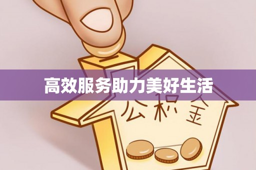 创业高效服务助力美好生活