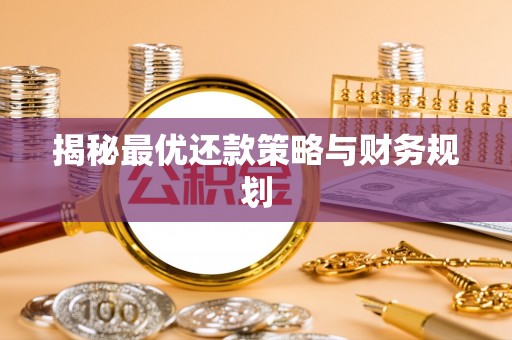 创业揭秘最优还款策略与财务规划