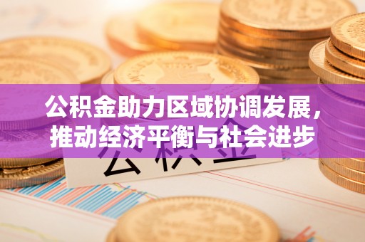 创业公积金助力区域协调发展，推动经济平衡与社会进步