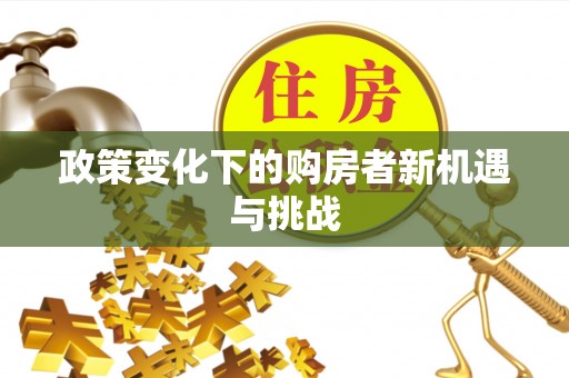 创业政策变化下的购房者新机遇与挑战