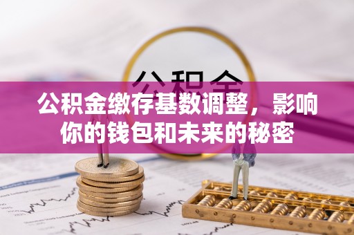 创业公积金缴存基数调整，影响你的钱包和未来的秘密