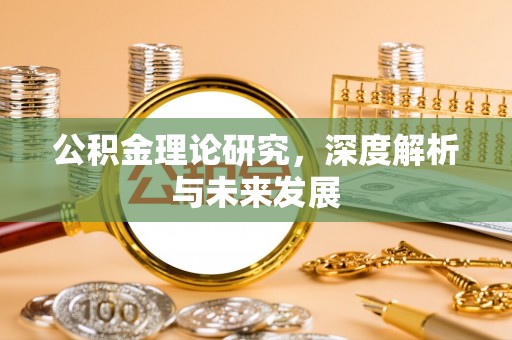 创业公积金理论研究，深度解析与未来发展