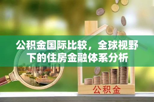创业公积金国际比较，全球视野下的住房金融体系分析